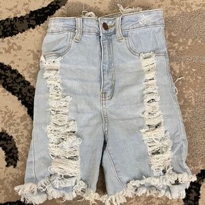 Distressed Shorts